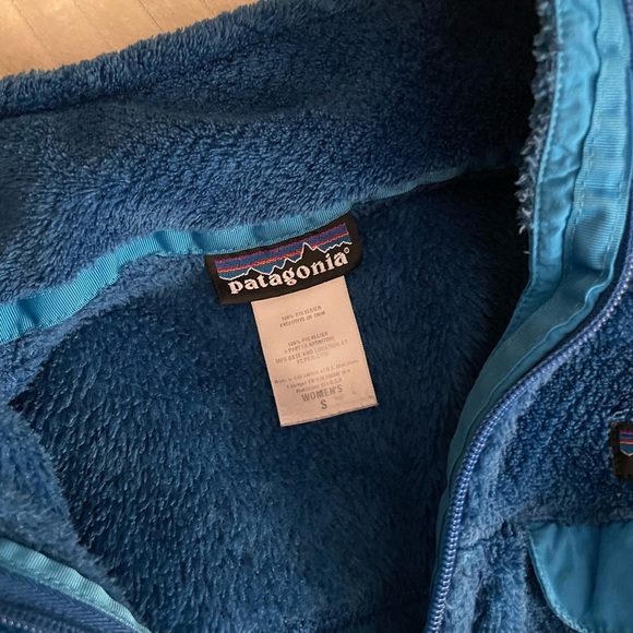 Blue Patagonia Zip Up Fleece - Picture 5 of 5
